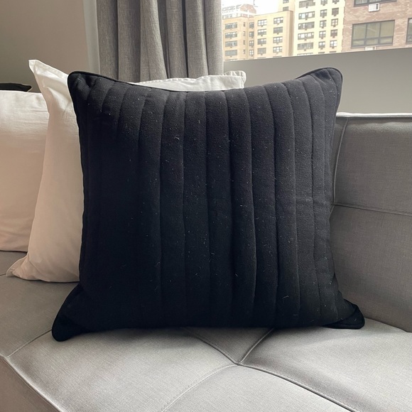 Ralph Lauren Vintage Wool & Cashmere Euro Sham with feather insert - Picture 5 of 10